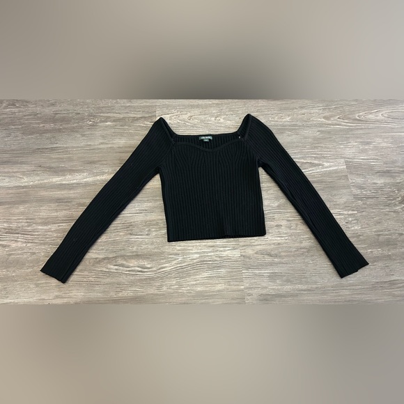 Wild Fable Ribbed Off-Shoulder Sweater - Picture 2 of 4